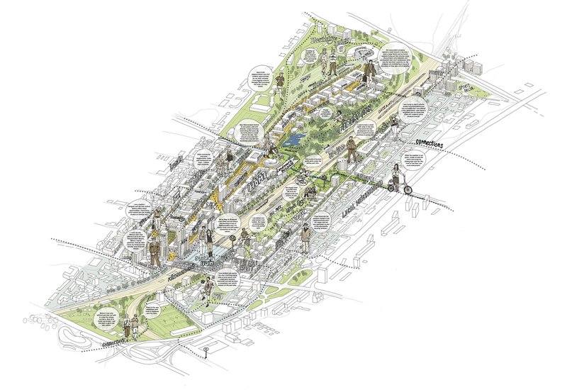 Coldefy Leads Winning Masterplan to Transform Budapest Brownfield into Rewilded Urban District - Image 7 of 7