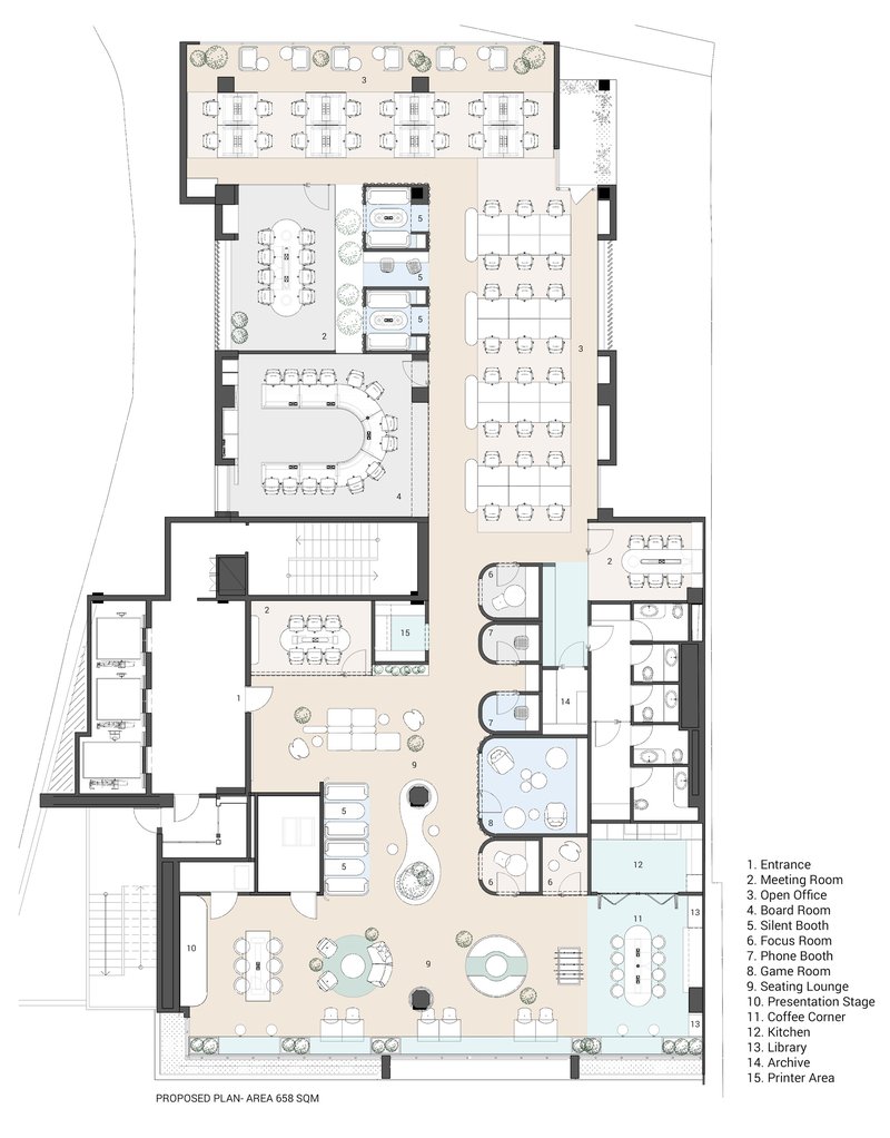 Sanofi Headquarters-Tehran / Persian Garden Studio - Image 26 of 27