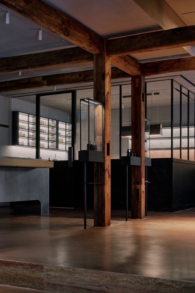 Perfumer H Seul / Chakchak Studio - Fotografia de Interiores, Madeira, Vidro, Viga